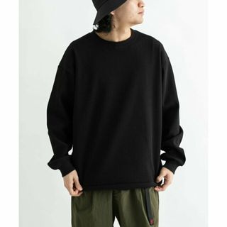 アーバンリサーチドアーズ(URBAN RESEARCH DOORS)の【ブラック】『吸水速乾/UVカット』AIRFLEXワッフルロングスリーブTシャツ(Tシャツ/カットソー(半袖/袖なし))