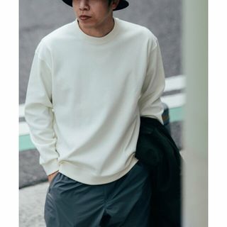 アーバンリサーチドアーズ(URBAN RESEARCH DOORS)の【ホワイト】『吸水速乾/UVカット』AIRFLEXワッフルロングスリーブTシャツ(Tシャツ/カットソー(半袖/袖なし))