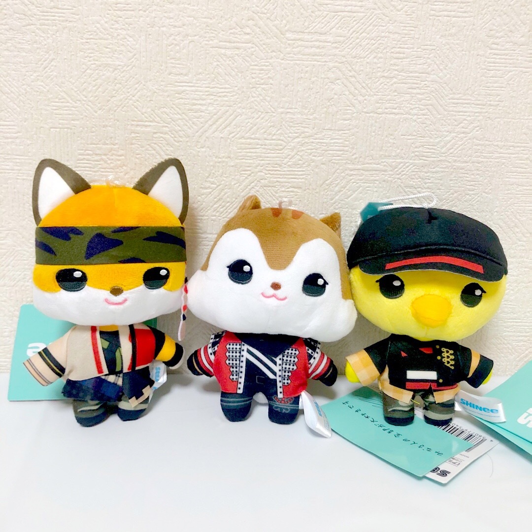 SHINee(シャイニー)の【送料無料】新品 SHINee ANIMAL COORDY ミニぬいぐるみ エンタメ/ホビーのおもちゃ/ぬいぐるみ(ぬいぐるみ)の商品写真