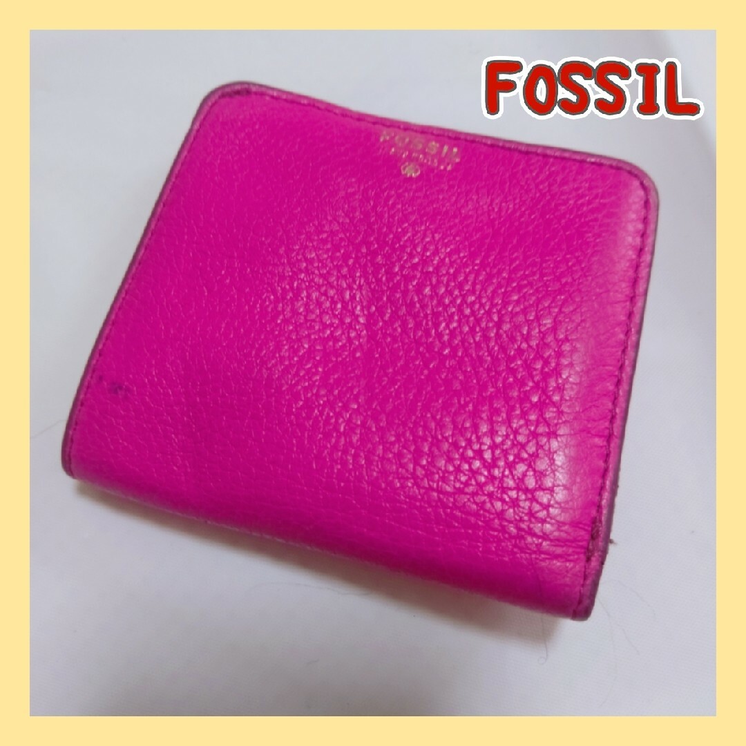 FOSSIL(フォッシル)の⑩FOSSIL フォッシル　二つ折り財布 レディースのファッション小物(財布)の商品写真