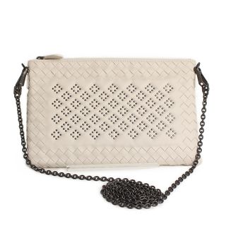 Bottega Veneta - ボッテガヴェネタ レザー イントレチャート クラッチバッグ（新品・未使用品）