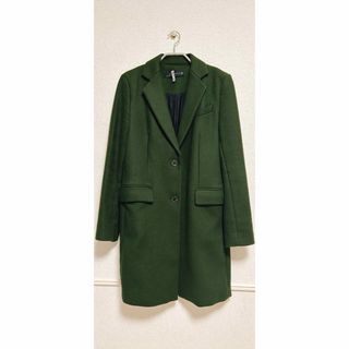 ZARA(チェスターコート ・ グリーン・カーキ/緑色系)のフリマ ZARA(チェスターコート ・ グリーン・カーキ/緑色系)のフリマ