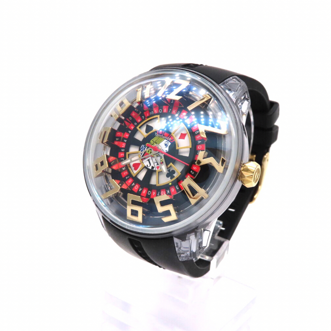 Tendence(テンデンス)の【キングドーム】Tendence ’テンデンス 時計’ブラックジャック☆極美品☆ メンズの時計(腕時計(アナログ))の商品写真