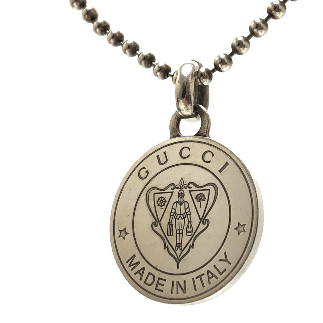 Gucci - グッチ GUCCI メダル コイン ネックレス SV925 シルバーの通販