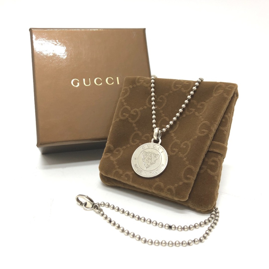 Gucci - グッチ GUCCI メダル コイン ネックレス SV925 シルバーの通販