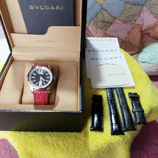 BVLGARI - ブルガリ ソロテンポ ST35 正規ベルト ブルーの通販 by