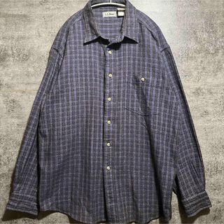 エルエルビーン(L.L.Bean)のL.L.BEAN(エルエルビーン)70s〜80s コットン チェックシャツ(シャツ)