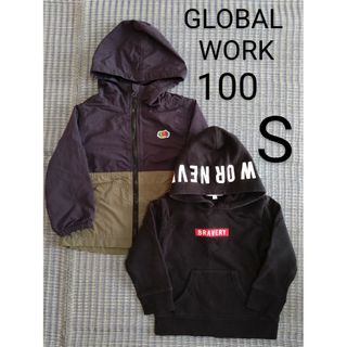 グローバルワーク(GLOBAL WORK)の【GLOBAL WORK】サイズS　サイズ100　パーカー　ライトアウター　上着(ジャケット/上着)