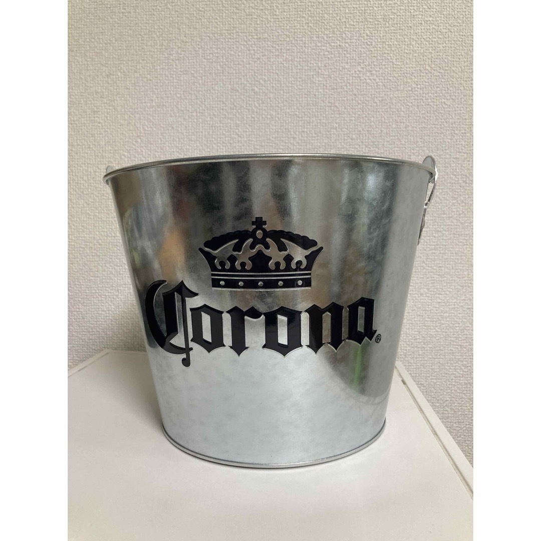 CORONA コロナ ブリキ バケツ ペール　非売品　おしゃれ　アウトドア　安い スポーツ/アウトドアのアウトドア(その他)の商品写真