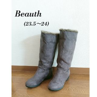 ビュース(Beauth)の◇Beauth ビュース◆2way ロングブーツ ダークグレー M(ブーツ)