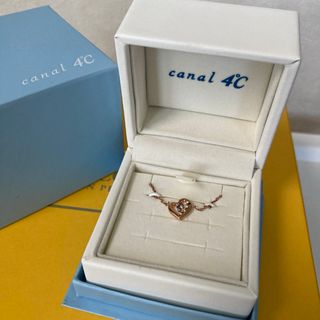 カナルヨンドシー(canal４℃)の【未使用】 canal 4℃ ハートネックレス(ネックレス)