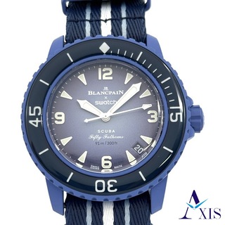 スウォッチ(swatch)のSwatch スウォッチ ブランパン×スウォッチ　フィフティファゾム S035A100 腕時計(腕時計(アナログ))