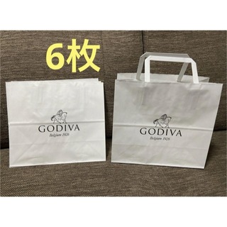 ゴディバ(GODIVA)のゴディバ　GODIVA  紙袋　ショップ袋　6枚セット(ショップ袋)