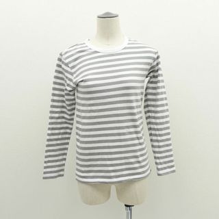 アニエスベー(agnes b.)のagnes b / アニエスベー ◆長袖Tシャツ/ボーダー柄/グレー/サイズT1(S) 0330J008 【レディース/ガールズ/LADY/女性/婦人】 【古着】 レディースファッション【中古】 [0220473996](Tシャツ(半袖/袖なし))