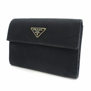 プラダ(PRADA)のPRADA / プラダ ◆テスート 三つ折り財布 三角プレート M510 【財布/サイフ/ウォレット/wallet/コイン】 ブランド【中古】 [0220475184](財布)