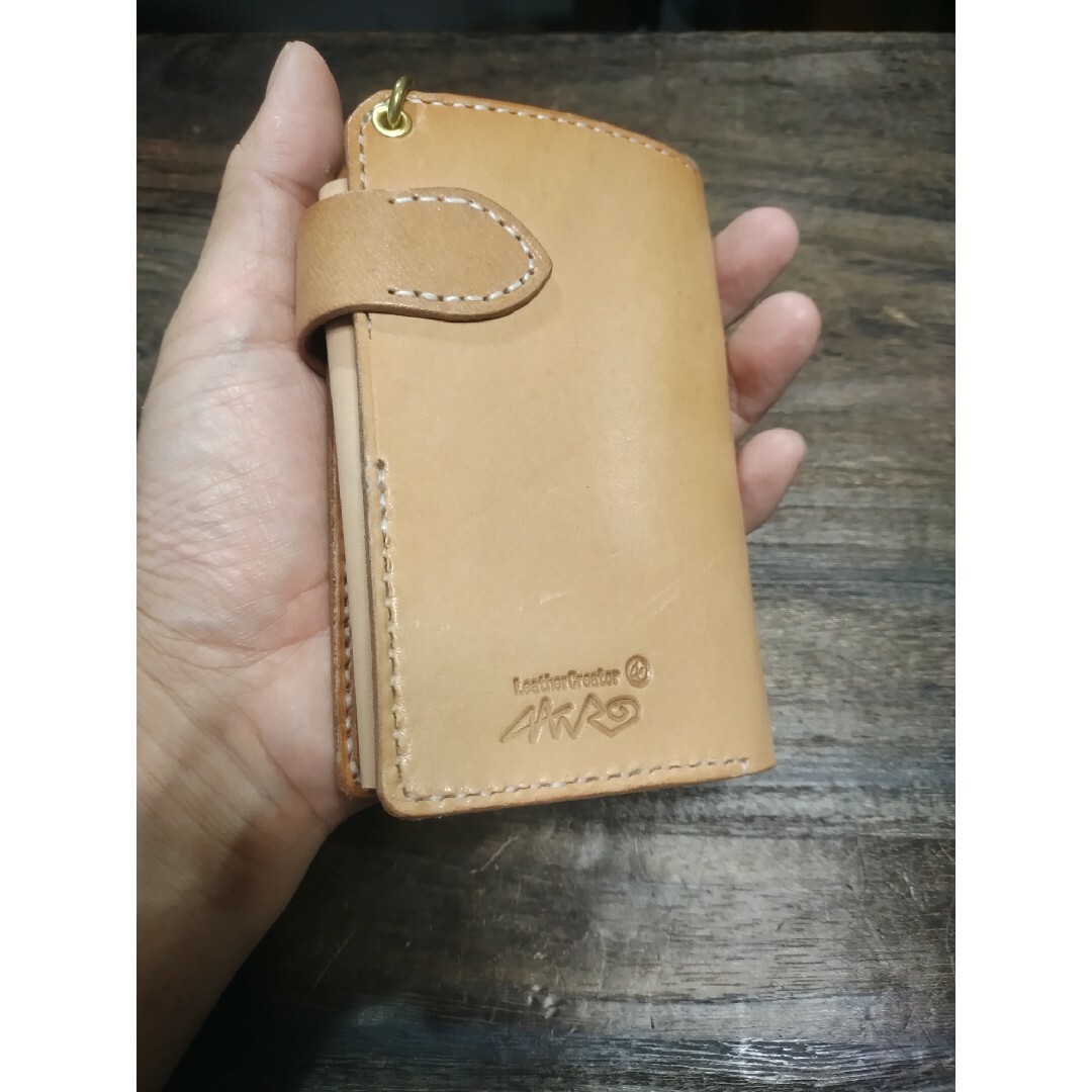 Middle Leather WalletミドルレザーウォレットFORANRO メンズのファッション小物(折り財布)の商品写真