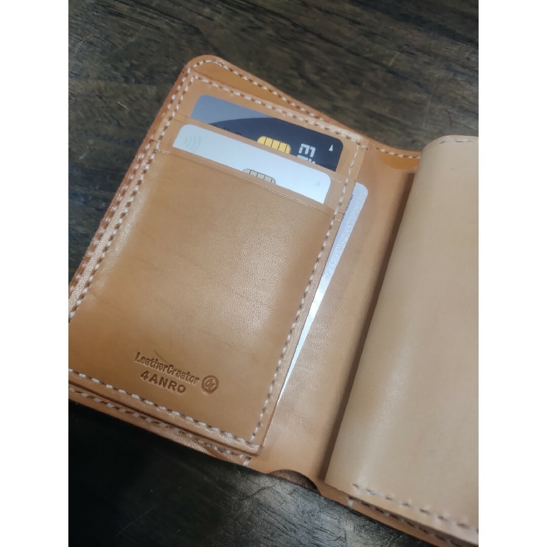 Middle Leather WalletミドルレザーウォレットFORANRO メンズのファッション小物(折り財布)の商品写真