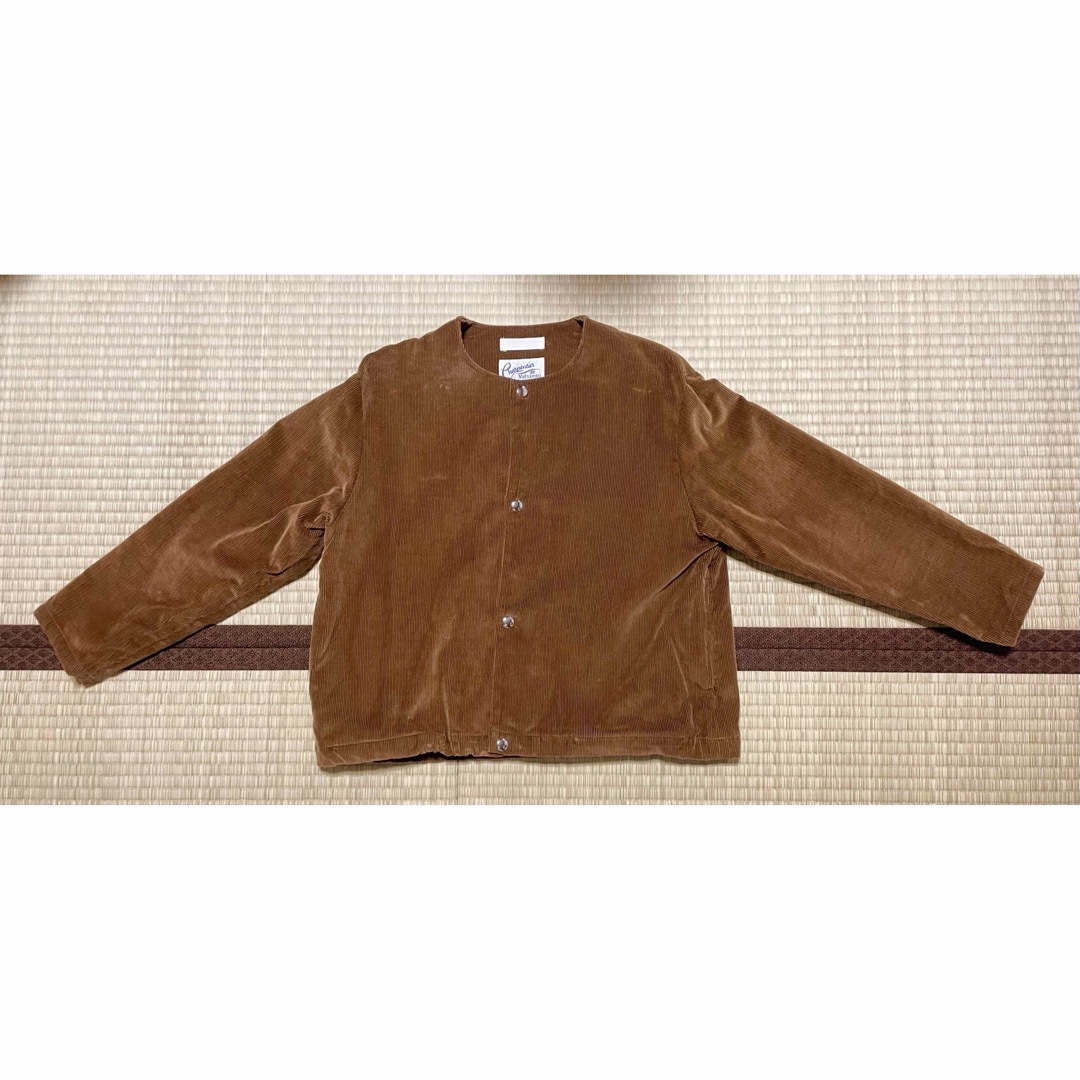 nest Robe(ネストローブ)の【お値下げ中】コーデュロイ　ノーカラー　ジャケット レディースのジャケット/アウター(ノーカラージャケット)の商品写真