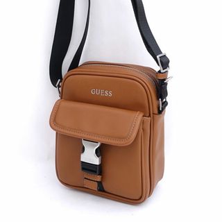 ゲス(GUESS)のGUESS / ゲス ◆ショルダーバッグ/ロゴ/合皮/ブラウン 【バッグ/バック/BAG/鞄/カバン】 レディースファッション【中古】 [0220479910](ショルダーバッグ)