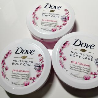 ダヴ(Dove（Unilever）)の3個 ダヴ ボディクリーム ピンクブロッサム 保湿クリーム(ボディクリーム)