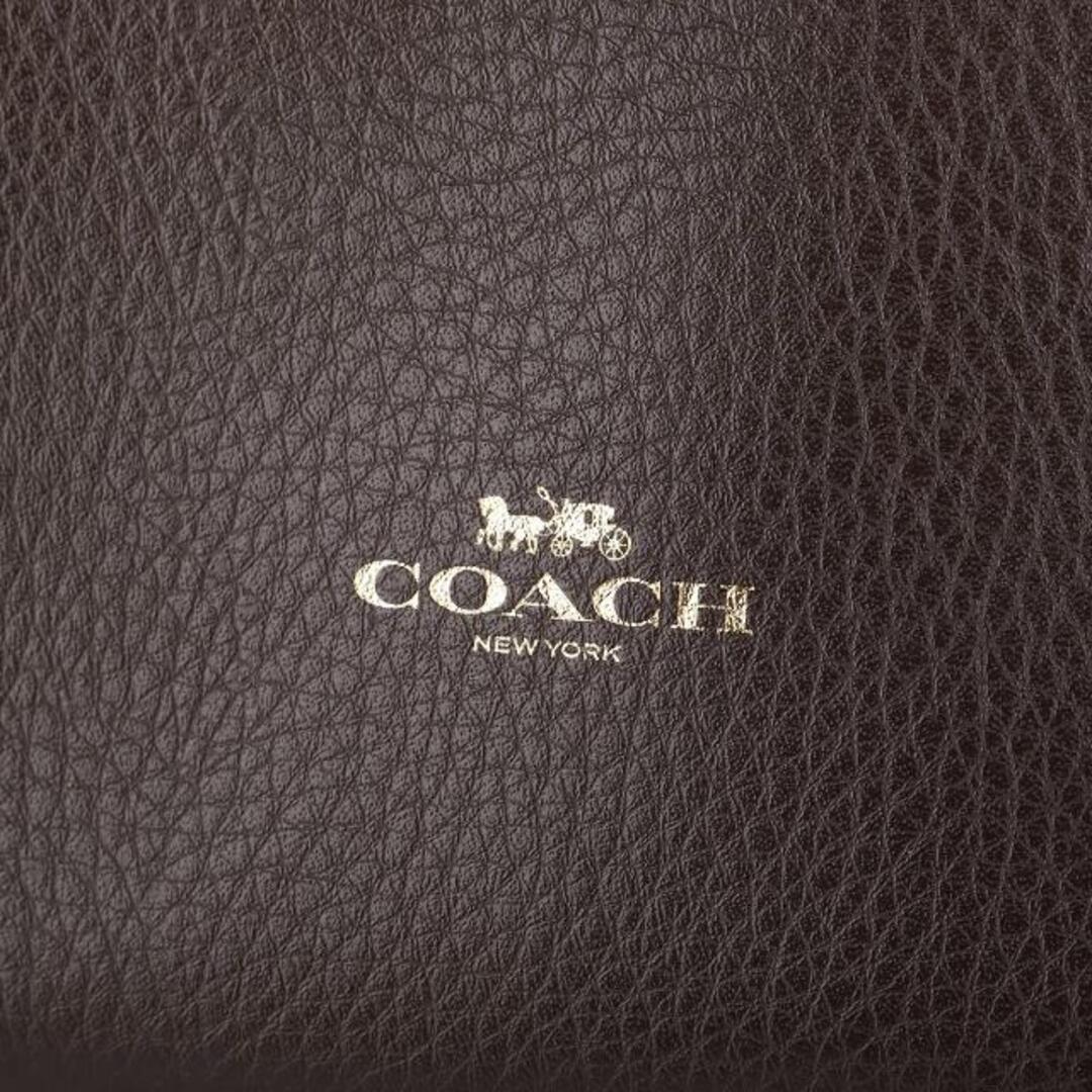 COACH(コーチ)の新品 コーチ COACH トートバッグ トート ペブル レザー オックスブラッド/メタリックチェリー レディースのバッグ(トートバッグ)の商品写真