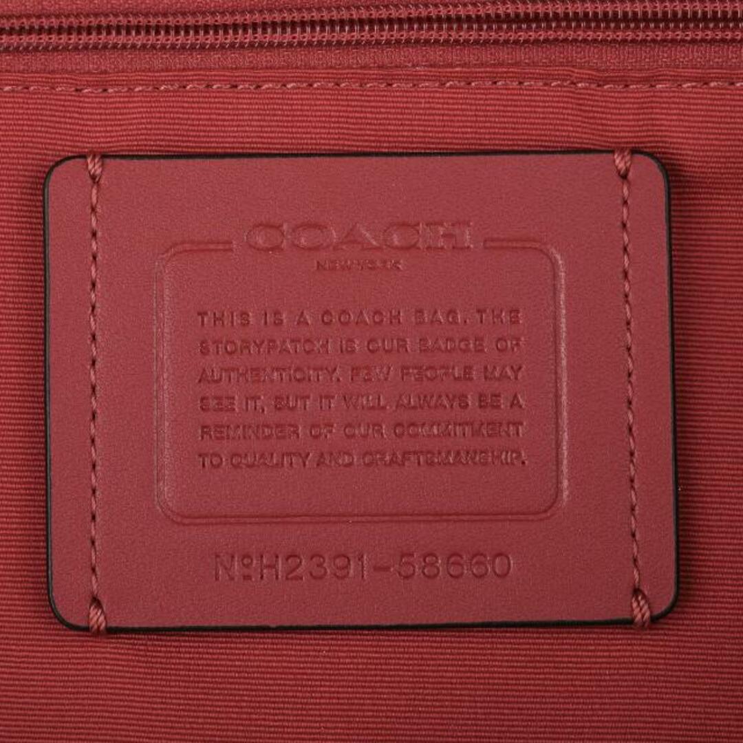 COACH(コーチ)の新品 コーチ COACH トートバッグ トート ペブル レザー オックスブラッド/メタリックチェリー レディースのバッグ(トートバッグ)の商品写真