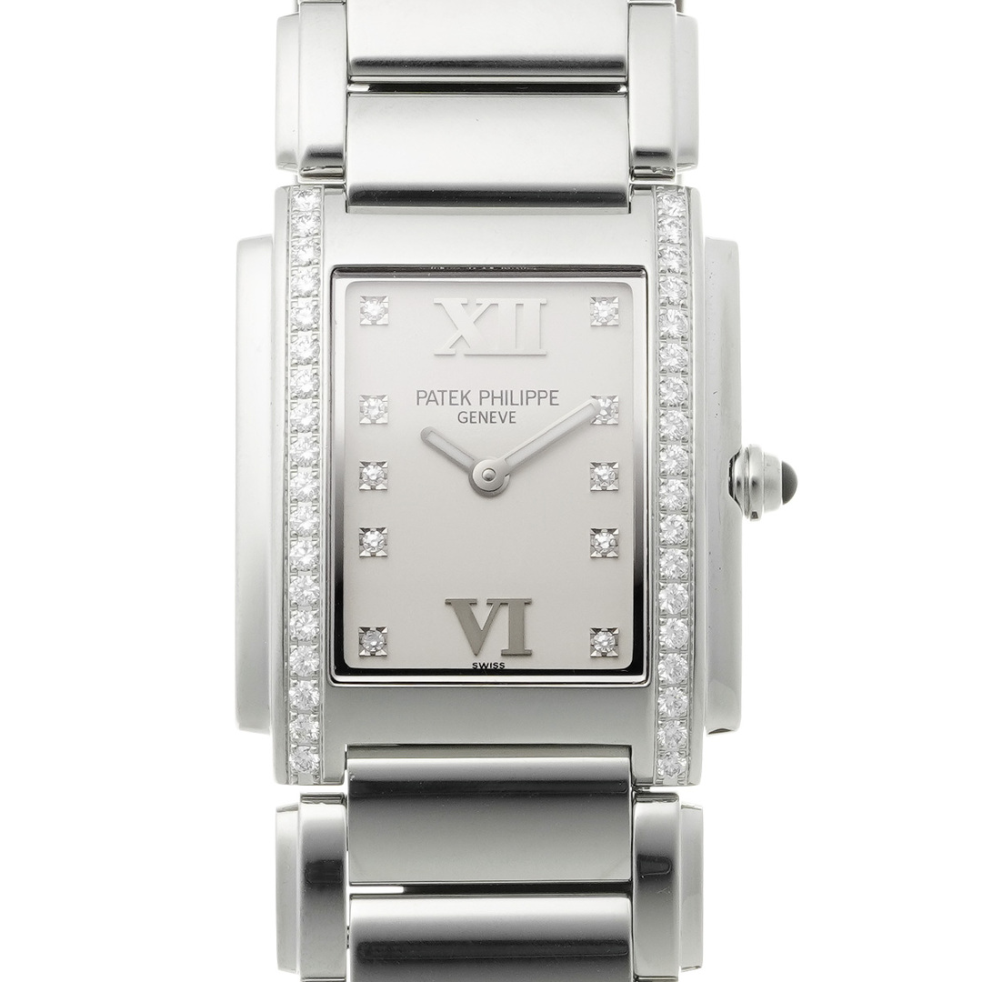 PATEK PHILIPPE(パテックフィリップ)の中古 パテック フィリップ PATEK PHILIPPE 4910/10A-011 オパーリン /ダイヤモンド レディース 腕時計 レディースのファッション小物(腕時計)の商品写真