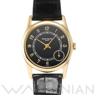 パテックフィリップ(PATEK PHILIPPE)の中古 パテック フィリップ PATEK PHILIPPE 5000J ブラック メンズ 腕時計(腕時計(アナログ))