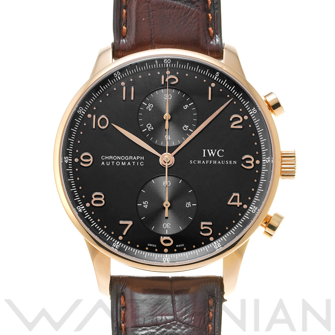 IWC(インターナショナルウォッチカンパニー)の中古 インターナショナルウォッチカンパニー IWC IW371415 ブラック メンズ 腕時計 メンズの時計(腕時計(アナログ))の商品写真