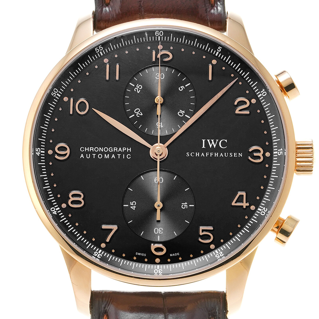 IWC(インターナショナルウォッチカンパニー)の中古 インターナショナルウォッチカンパニー IWC IW371415 ブラック メンズ 腕時計 メンズの時計(腕時計(アナログ))の商品写真