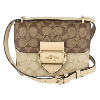 コーチ(COACH)の新品 コーチ COACH ショルダーバッグ MORGAN SQUARE CROSSBODY ライトカーキマルチ(ショルダーバッグ)