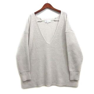 ロペピクニック(Rope' Picnic)のロペピクニック 深Vネック ニット トップス 長袖 セーター 23AW ベージュ(ニット/セーター)