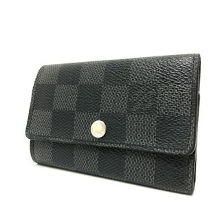 ルイヴィトン(LOUIS VUITTON)のルイヴィトン LOUIS VUITTON ミュルティクレ6  N62662 ダミエグラフィット ６連キーケース キーケース ダミエグラフィットキャンバス ブラック(キーケース)