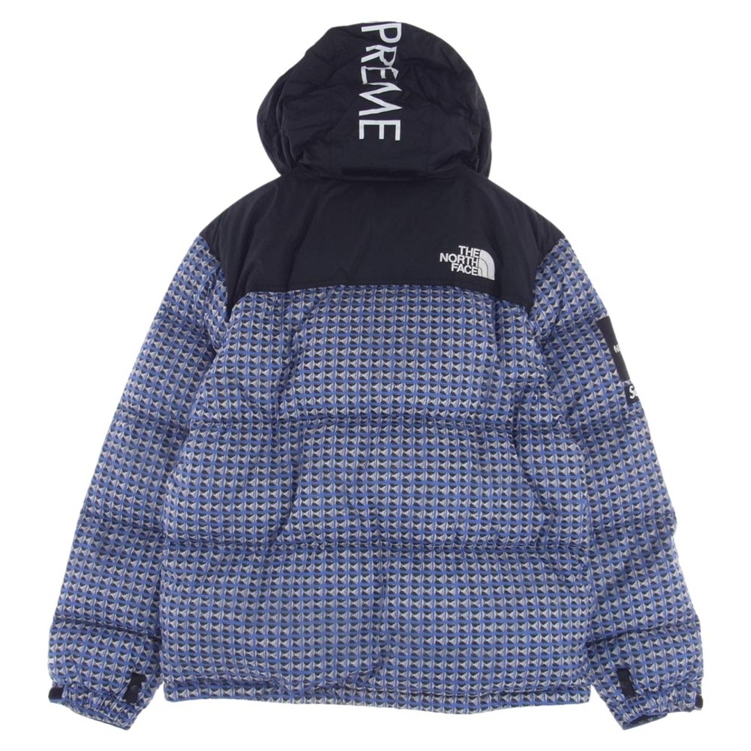 Supreme(シュプリーム)のSupreme シュプリーム ダウンジャケット 21SS THE NORTH FACE Studded Nuptse Jacket スタッズ ヌプシ ジャケット ブルー系 M【極上美品】【中古】 メンズのジャケット/アウター(その他)の商品写真