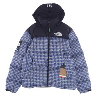 シュプリーム(Supreme)のSupreme シュプリーム ダウンジャケット 21SS THE NORTH FACE Studded Nuptse Jacket スタッズ ヌプシ ジャケット ブルー系 M【極上美品】【中古】(その他)