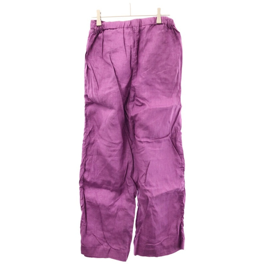 MYLAN マイラン 20SS Botanical Dye Separate Pants リネンパンツ パープル S レディースのパンツ(その他)の商品写真