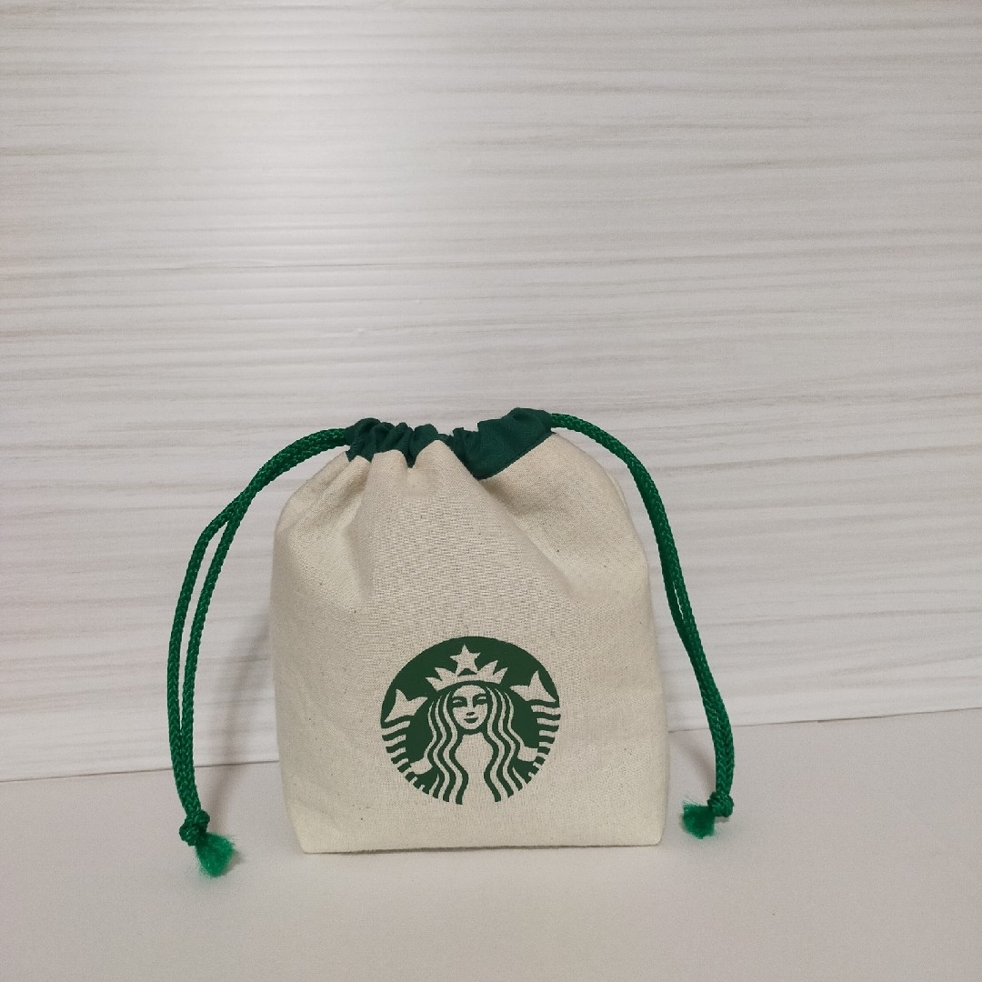 Starbucks Coffee(スターバックスコーヒー)の巾着　ハンドメイド ハンドメイドのファッション小物(ポーチ)の商品写真