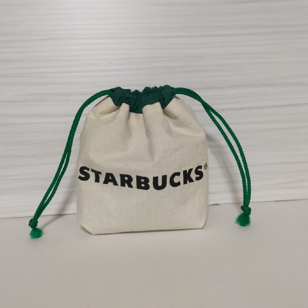 Starbucks Coffee(スターバックスコーヒー)の巾着　ハンドメイド ハンドメイドのファッション小物(ポーチ)の商品写真