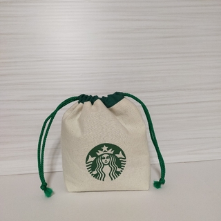 スターバックスコーヒー(Starbucks Coffee)の巾着　ハンドメイド(ポーチ)