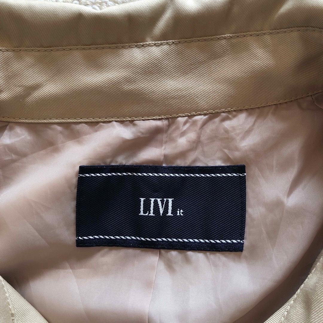 LIVI it☆レディーストレンチコート　ロング　フリーサイズ レディースのジャケット/アウター(トレンチコート)の商品写真