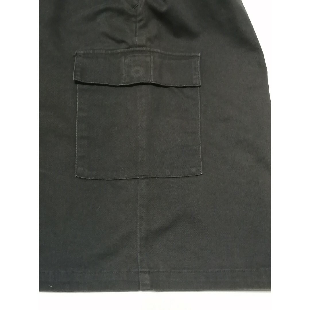 MUJI (無印良品)(ムジルシリョウヒン)の無印良品　 コットン ストレッチ　カーゴ　スカート　W61cm　チャコールグレー レディースのスカート(ひざ丈スカート)の商品写真