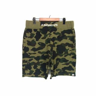 アベイシングエイプ(A BATHING APE)のアベイシングエイプ A BATHING APE ■ 【 001SPI301015M 】 カモフラ スウェット ショーツ w17475(ショートパンツ)