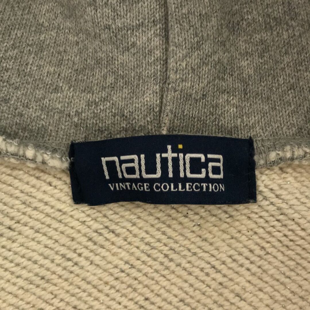 NAUTICA(ノーティカ)のノーティカ 長袖 スウェットパーカー Ｍ グレー NAUTICA プルオーバー トレーナー メンズ 古着 【240209】 メンズのトップス(パーカー)の商品写真