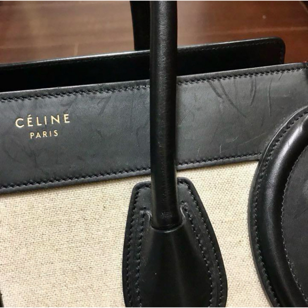 celine(セリーヌ)の美品　CELINEセリーヌ ラゲージマイクロショッパー レディースのバッグ(ハンドバッグ)の商品写真