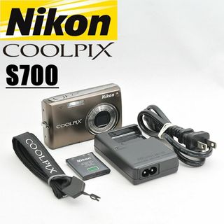 ニコン(Nikon)のnikon COOLPIX S700 光学3倍ズーム 1210万画素(コンパクトデジタルカメラ)