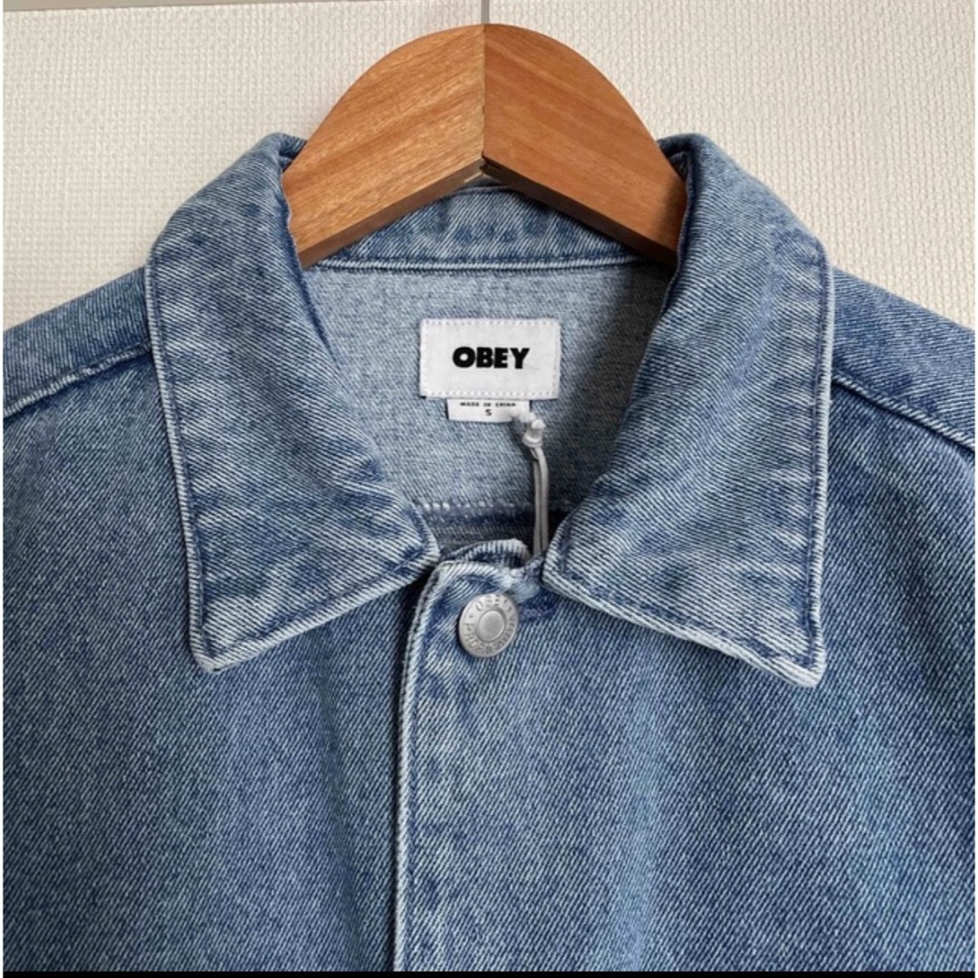 OBEY(オベイ)の新品 OBEY デニムジャケット ONEW オニュ オンユ メンズのジャケット/アウター(Gジャン/デニムジャケット)の商品写真