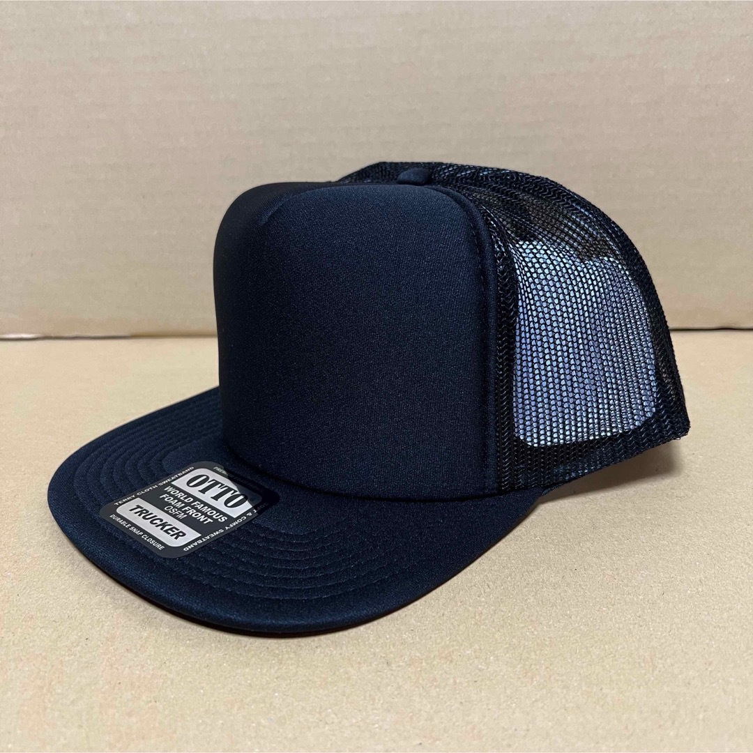 新品 OTTO てろ メッシュキャップのブラック 黒 新品 OTTO てろ メッシュキャップのブラック 黒