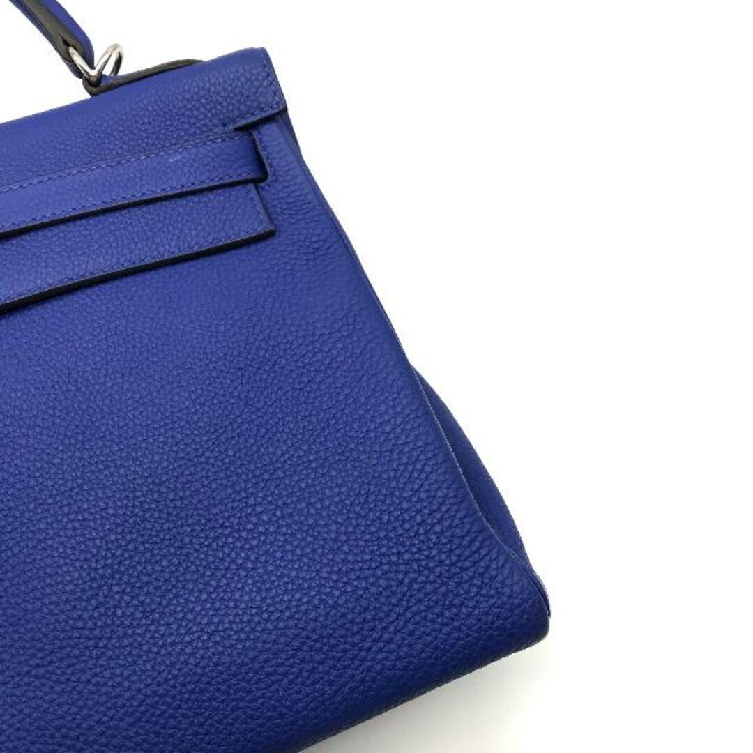 HERMES - 美品 HERMES エルメス ケリー32 トゴ ブルー HERMES - 美品 HERMES エルメス ケリー32 トゴ ブルー