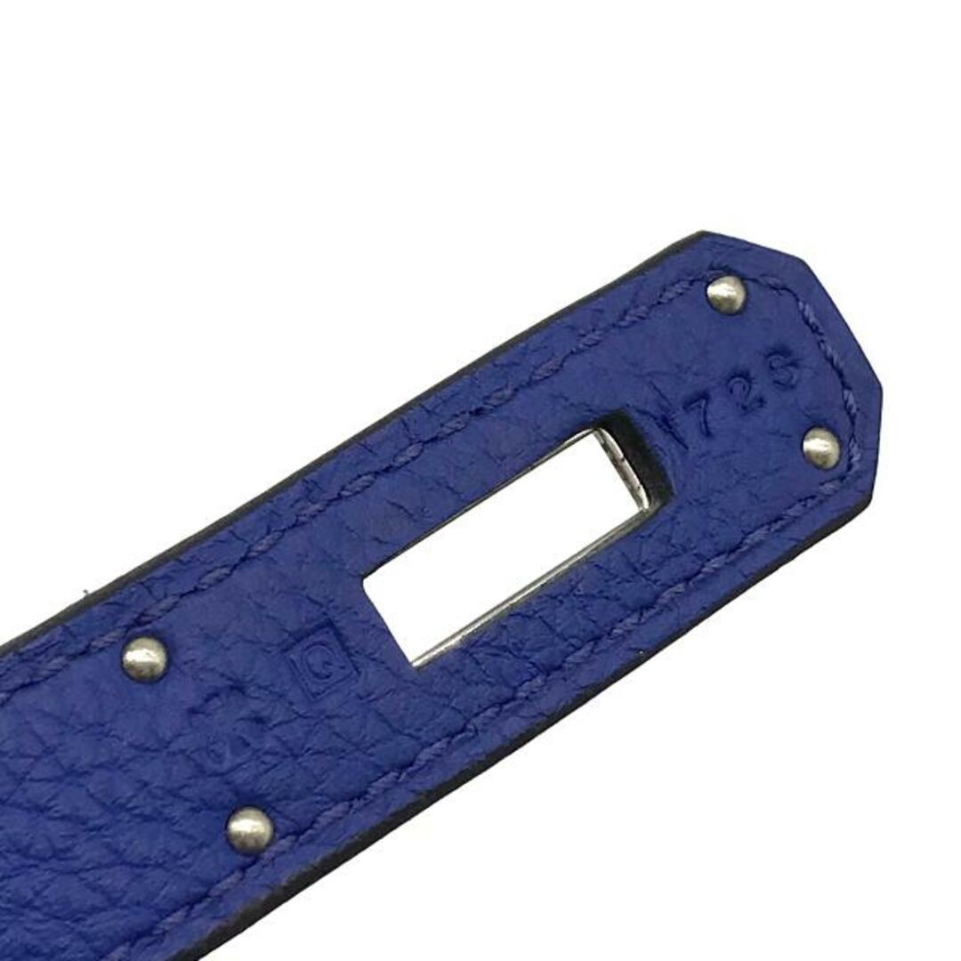HERMES - 美品 HERMES エルメス ケリー32 トゴ ブルー HERMES - 美品 HERMES エルメス ケリー32 トゴ ブルー