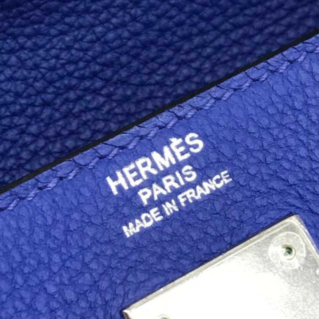 HERMES - 美品 HERMES エルメス ケリー32 トゴ ブルー HERMES - 美品 HERMES エルメス ケリー32 トゴ ブルー
